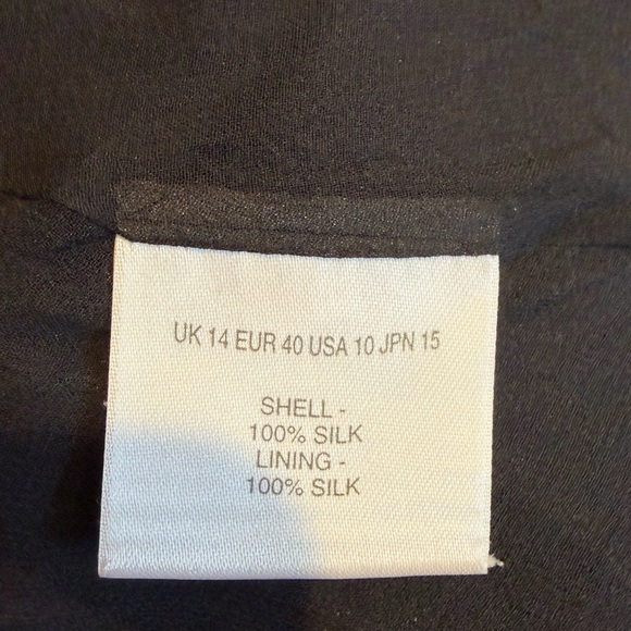 NICOLE FARHI Black Trench Coat - Picture 3 of 10